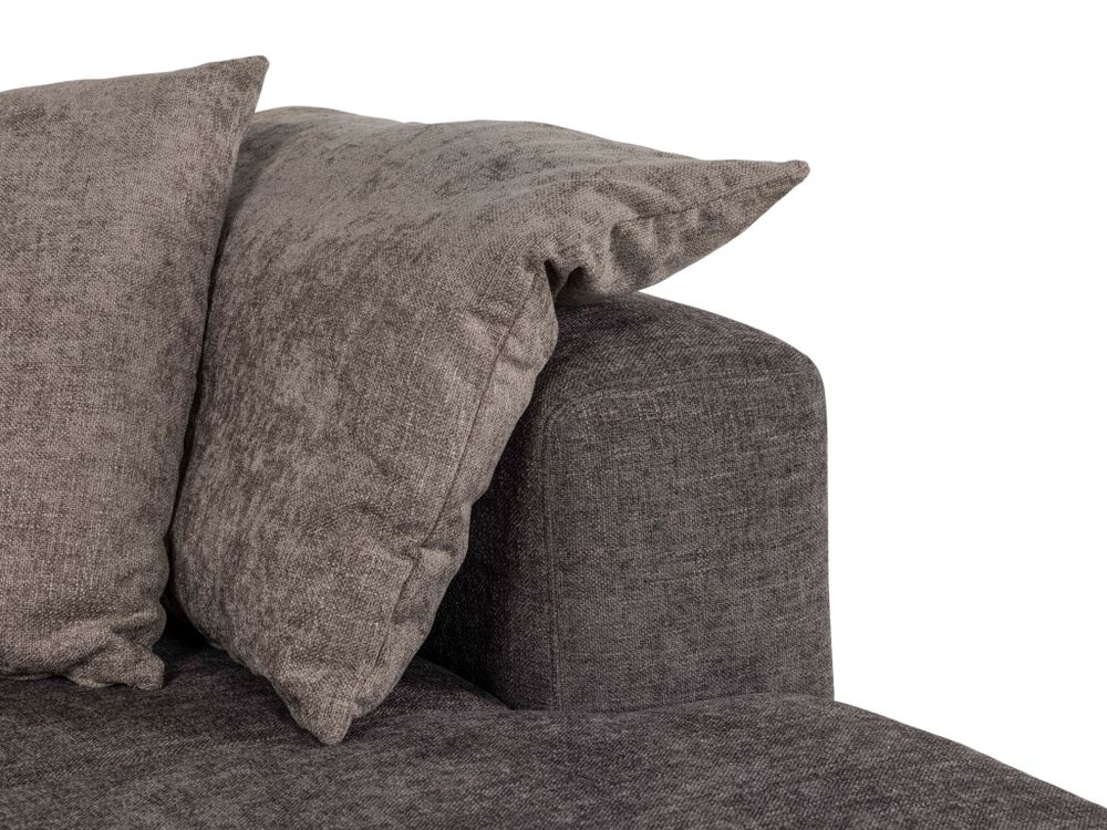 Hoekzetel MOLLY incl. 6 kussens - Bruin C-DFM-12-HKTZ