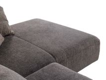 Hoekzetel MOLLY incl. 6 kussens - Bruin C-DFM-12-HKTZ