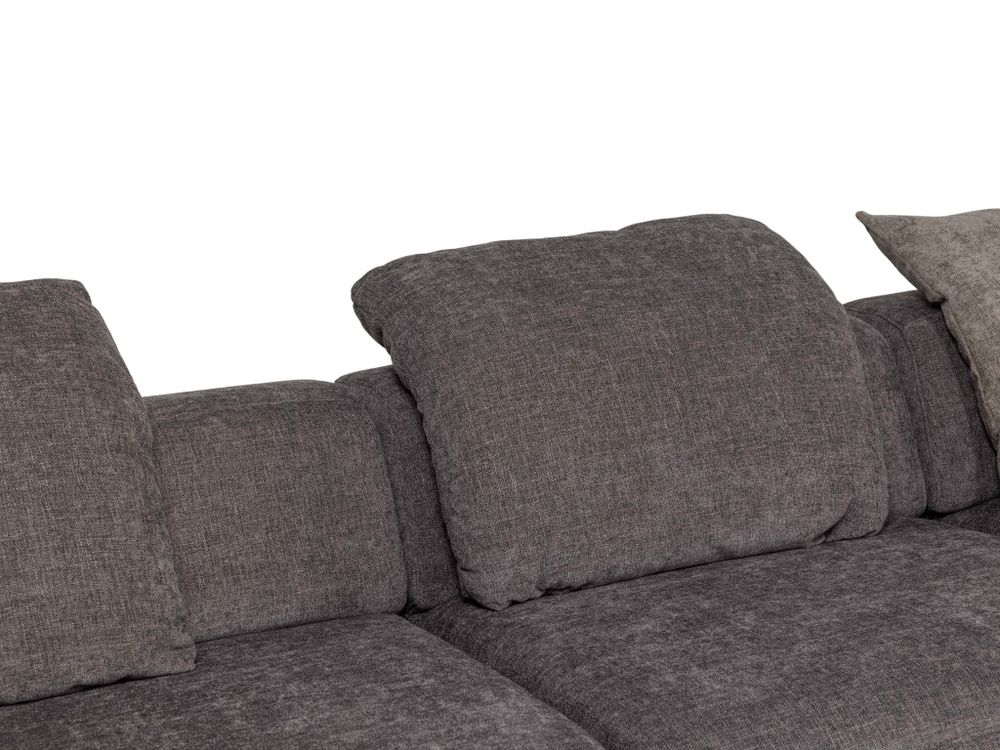 Hoekzetel MOLLY incl. 6 kussens - Bruin C-DFM-12-HKTZ