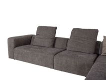 Hoekzetel MOLLY incl. 6 kussens - Bruin C-DFM-12-HKTZ