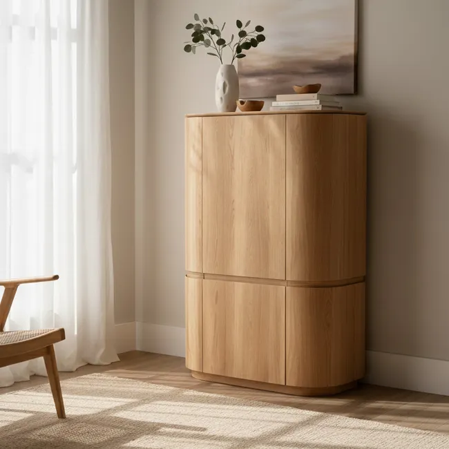 Barkast HANA - Naturel eikenfineer