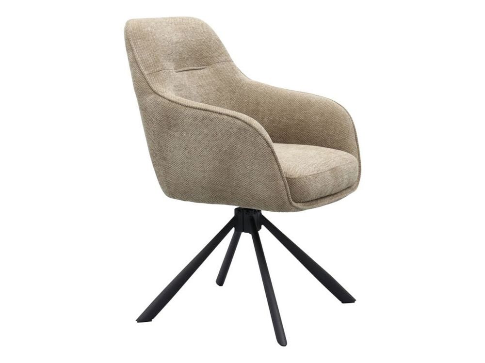 Draaibare armstoel AVOLA - Antraciet UNI-9-003