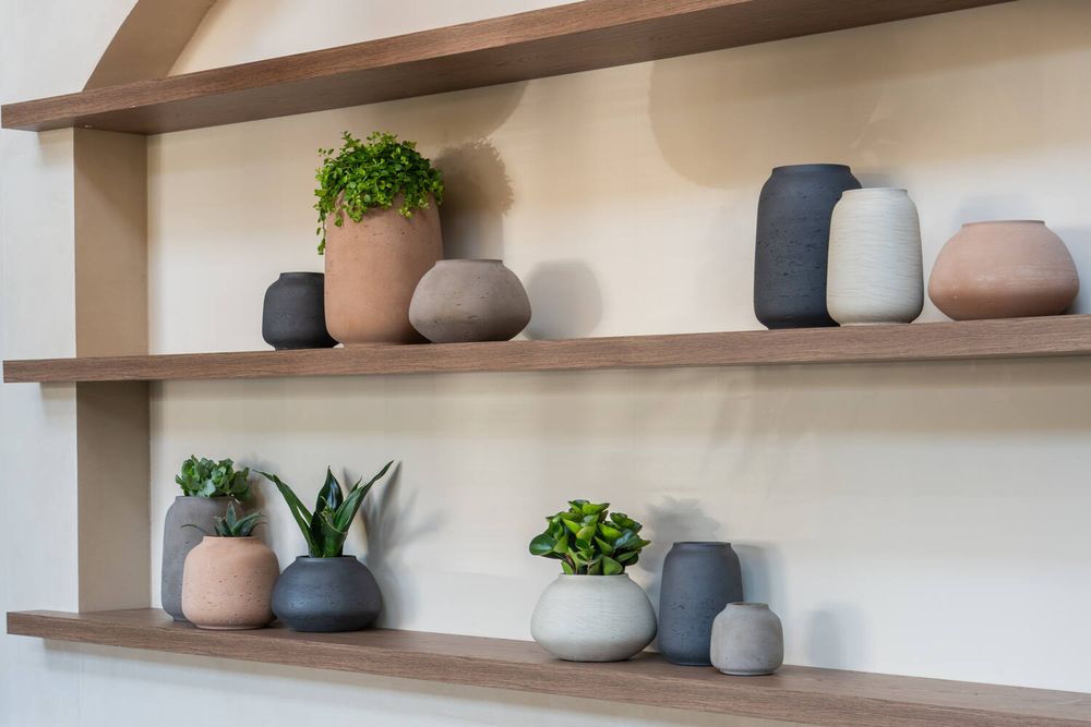 Bloempot IMARA L - Clay Washed POP P4030-16-16