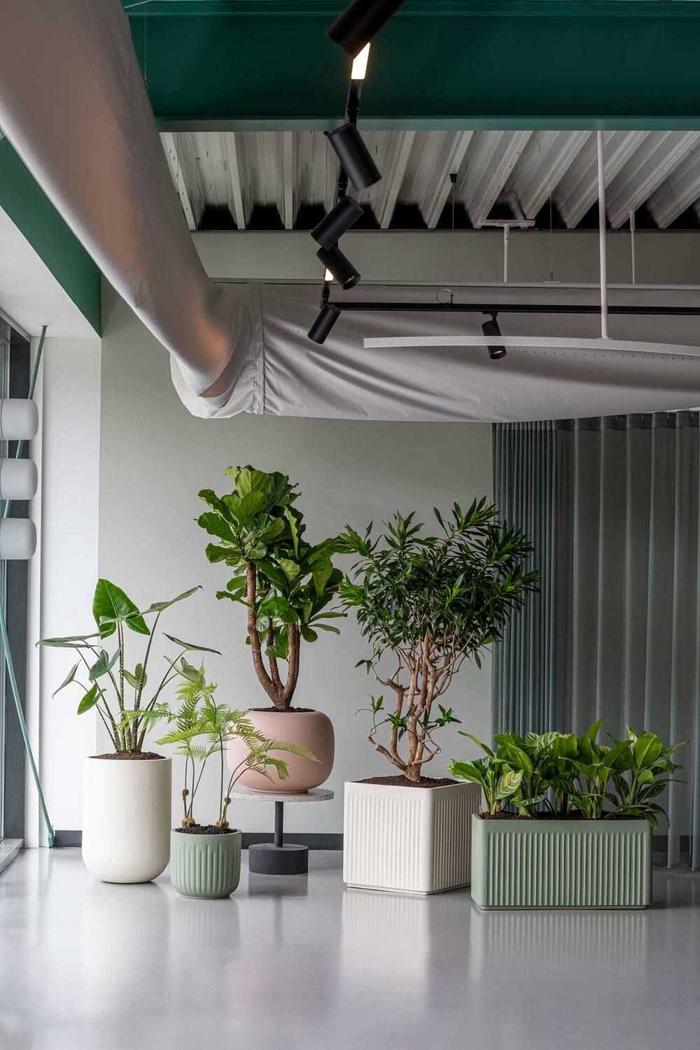 Bloempot SPHERE LOW WS - Powder Pink POP H8003-26-52