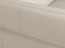 3-zit zetelbed MONTREAL - Leder crème DDV 1P310FA1