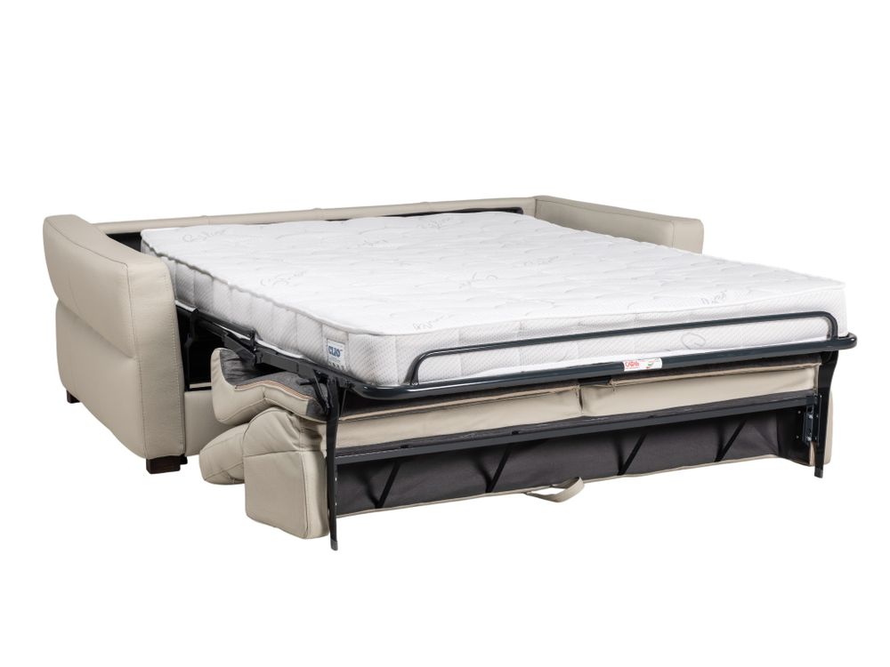 3-zit zetelbed MONTREAL - Leder crème DDV 1P310FA1