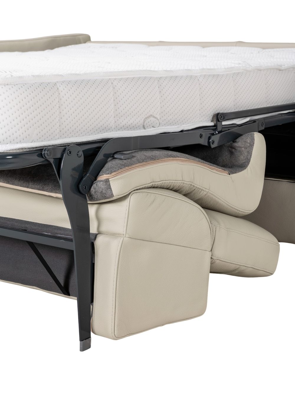 3-zit zetelbed MONTREAL - Leder crème DDV 1P310FA1