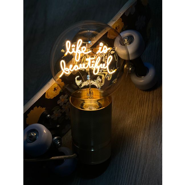 Lichtbron LIFE IS BEAUTIFUL - Amber