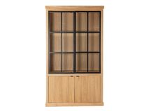 Vitrine BRIGHTON - Smoked oak/Glas FDF-7-TZ