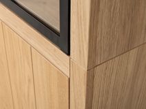 Vitrine BRIGHTON - Smoked oak/Glas FDF-7-TZ