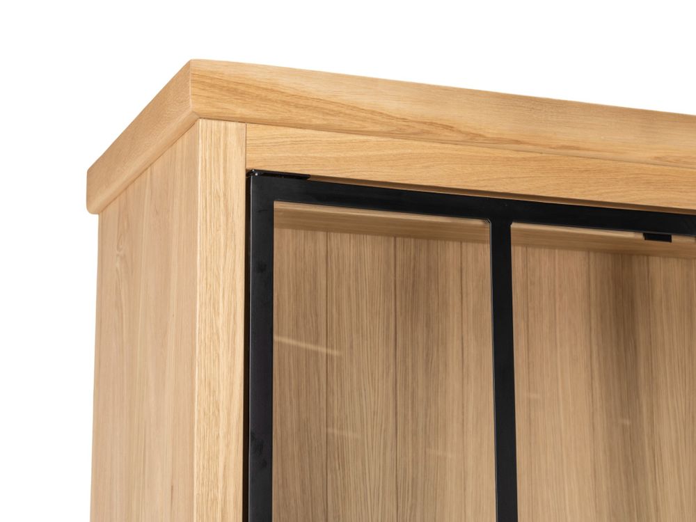 Vitrine BRIGHTON - Smoked oak/Glas FDF-7-TZ