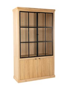 Vitrine BRIGHTON - Smoked oak/Glas FDF-7-TZ