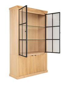 Vitrine BRIGHTON - Smoked oak/Glas FDF-7-TZ