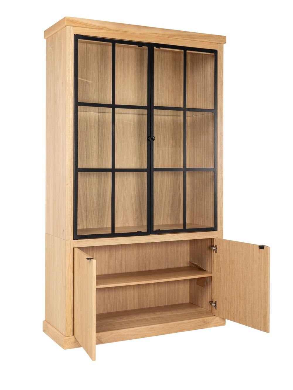 Vitrine BRIGHTON - Smoked oak/Glas FDF-7-TZ