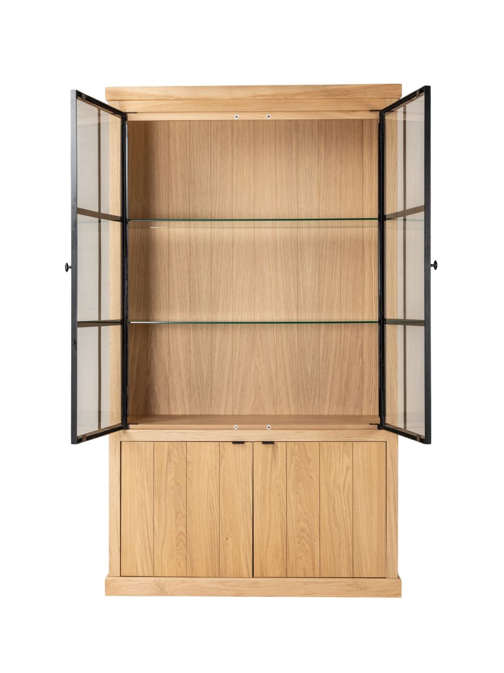 Vitrine BRIGHTON - Smoked oak/Glas FDF-7-TZ