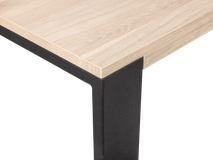 Eetkamertafel FAMOUS - Fresh oak/zwart metaal MXF-206-000004