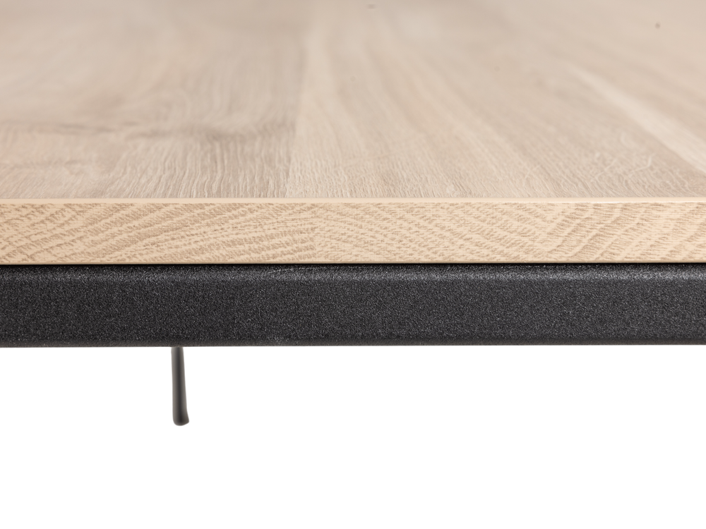 Eetkamertafel FAMOUS - Fresh oak/zwart metaal MXF-206-000004