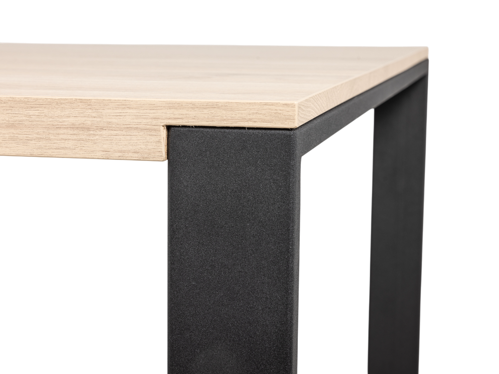 Eetkamertafel FAMOUS - Fresh oak/zwart metaal MXF-206-000004