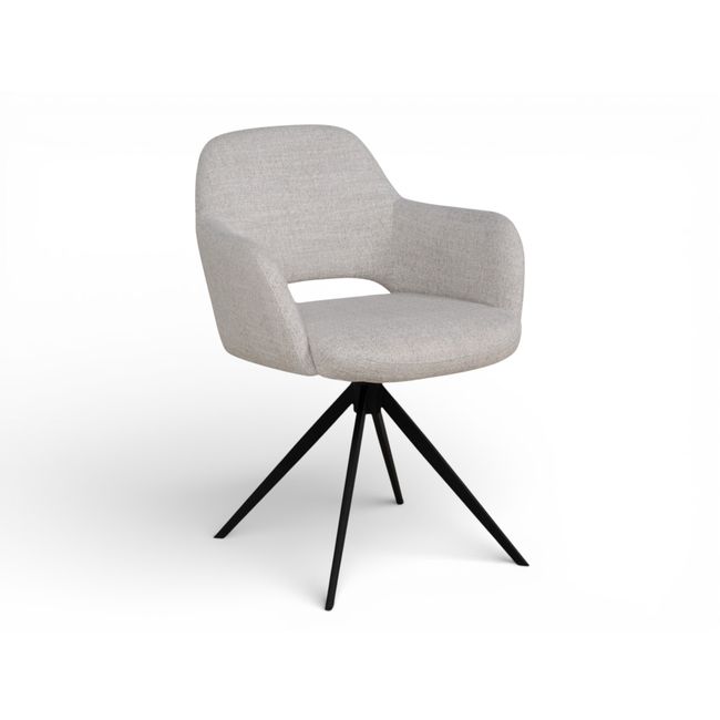 Draaibare armstoel OTTO - Ashgrey