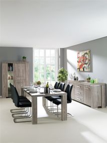 Eetkamertafel 'Casino' - kleur: Grey MXF CA T16