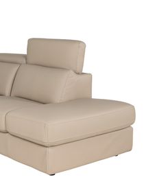 Hoekzetel LOUISA - Leder beige C-CAL-162-HKS2