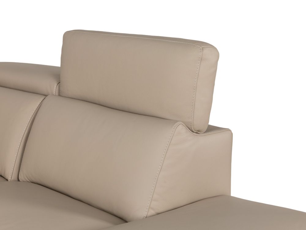 Hoekzetel LOUISA - Leder beige C-CAL-162-HKS2