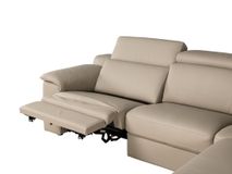 Hoekzetel LOUISA - Leder beige C-CAL-162-HKS2