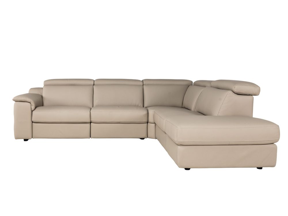 Hoekzetel LOUISA - Leder beige C-CAL-162-HKS2