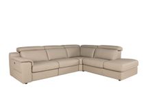Hoekzetel LOUISA - Leder beige C-CAL-162-HKS2