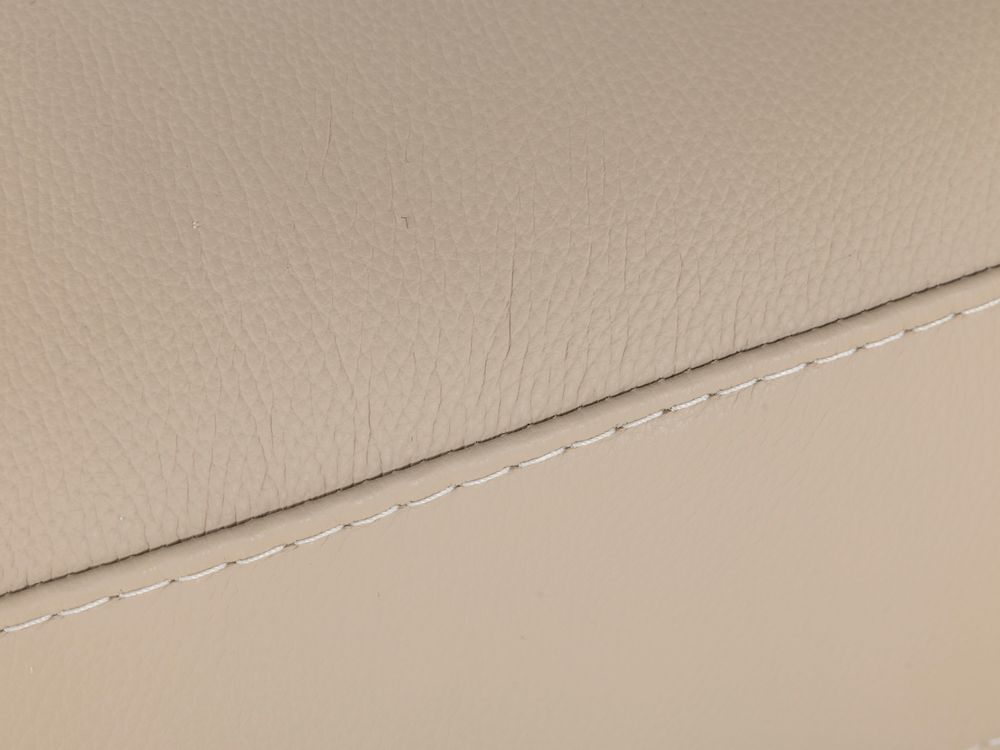 Hoekzetel LOUISA - Leder beige C-CAL-162-HKS2