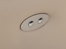 Hoekzetel LOUISA - Leder beige C-CAL-162-HKS2