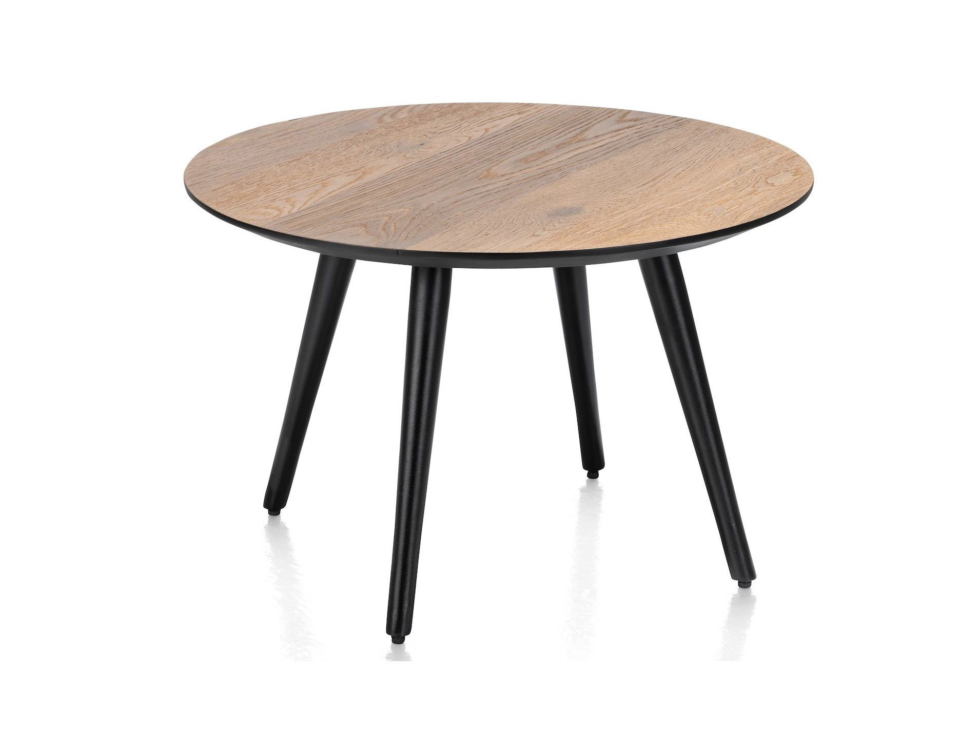 Salontafel rond 60 cm MAZE - Railway brown