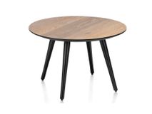 Salontafel rond 60 cm MAZE - Railway brown HEH 45937RWB