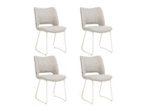 Set van 4 eetkamerstoelen KODI - Grijs C-XOO-KODI-SET4