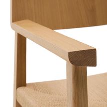 Set van 4 armstoelen IDUN - Eik naturel C-KAV-IDUN-SET4