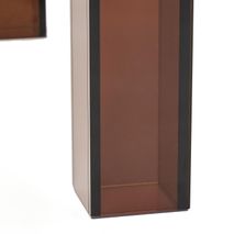 Eetkamertafel ADULARIA - Bruin Glas KAV T00240CR10