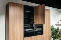 Keuken Sofie - Houtlook/Antraciet/Wit marmermotief KEUKEN SOFIE WEB