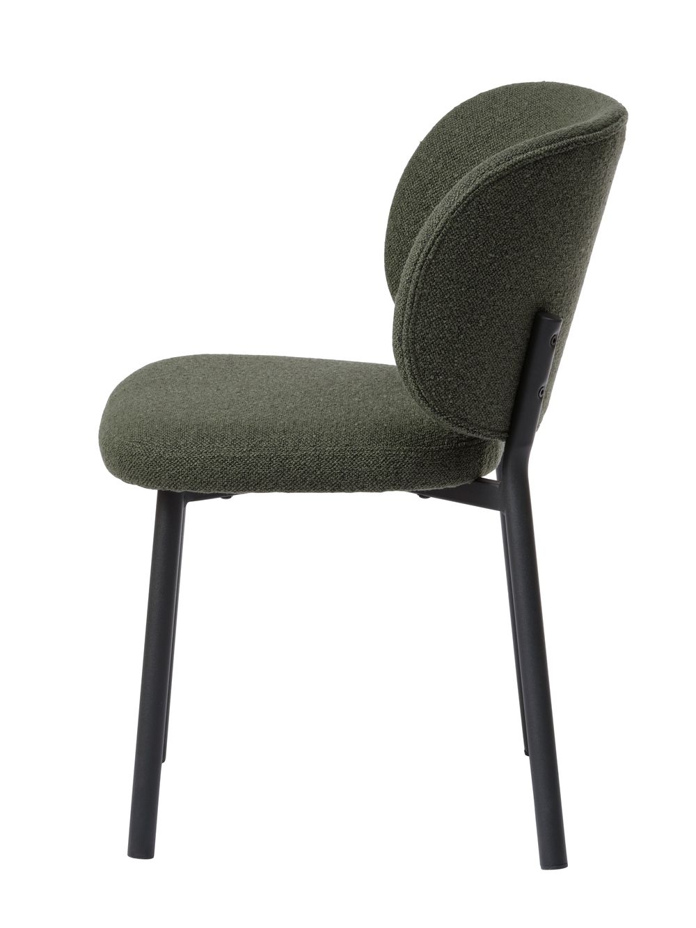 Set van 6 eetkamerstoelen SWANN - Forest green bou C-UNI-1-SET6