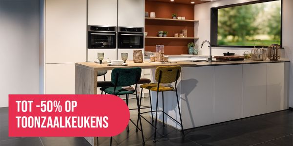 Promotieafbeelding Tot -50% op toonzaalkeukens!