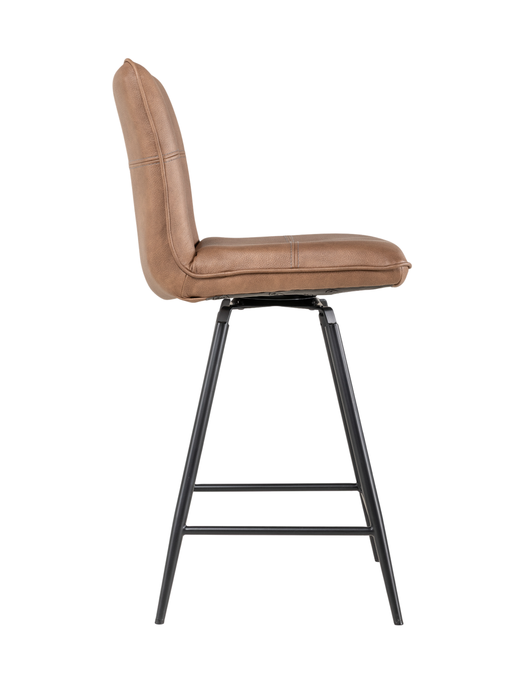 Draaibare barstoel MILVA - Pala Cognac HEH 29867-2-PC