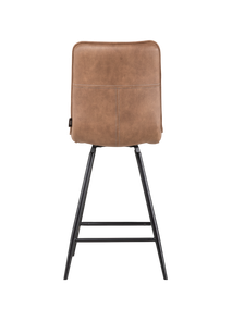 Draaibare barstoel MILVA - Pala Cognac HEH 29867-2-PC