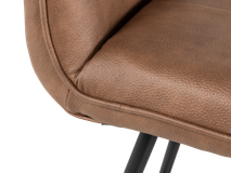 Draaibare barstoel MILVA - Pala Cognac HEH 29867-2-PC