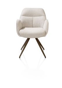 Draaibare armstoel PIPPA - Crème HEH 55167CRE