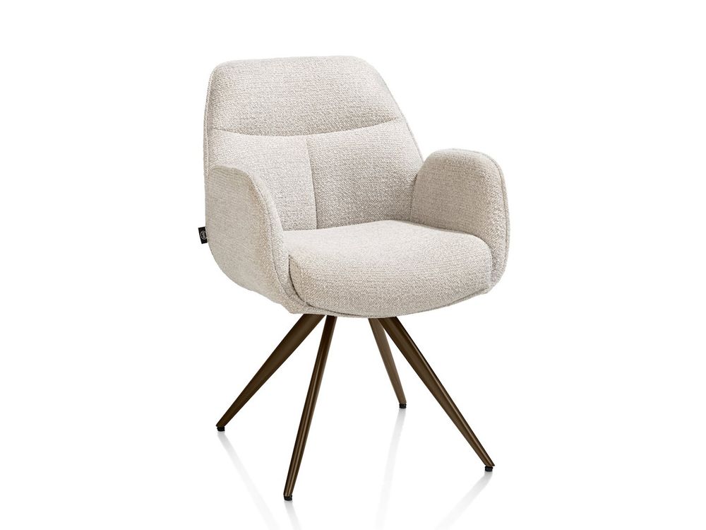 Draaibare armstoel PIPPA - Crème HEH 55167CRE