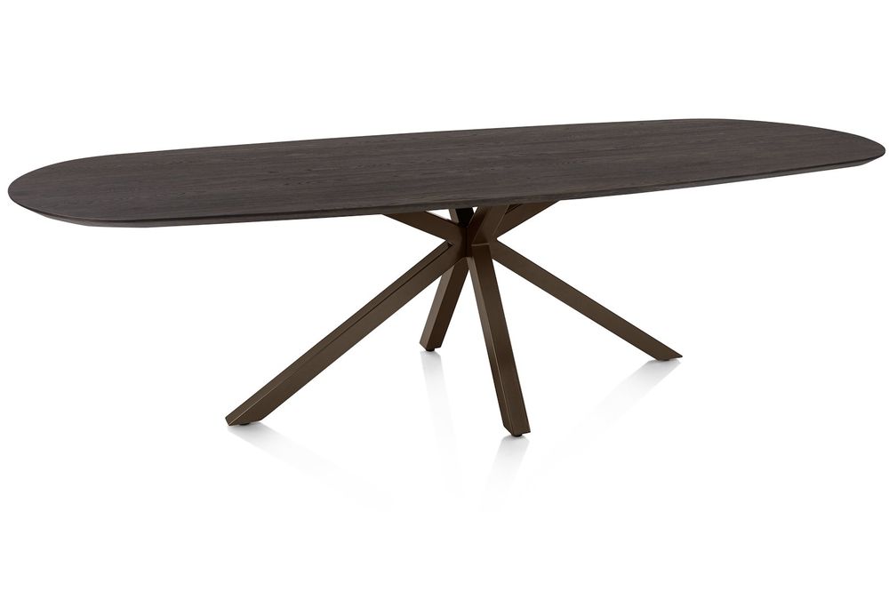 Eetkamertafel CALETTA - Eik Donkerbruin HEH 55816BAS