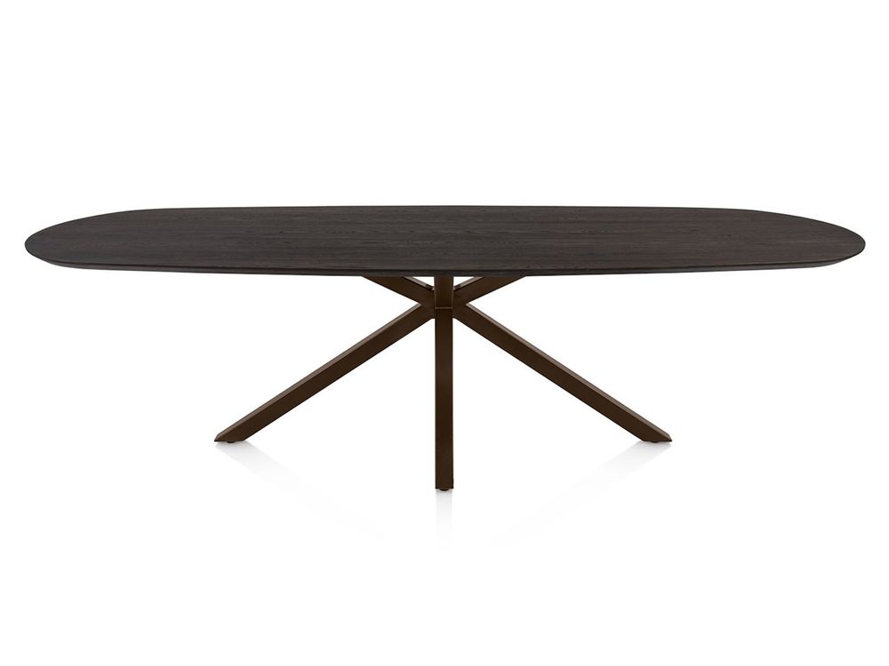 Eetkamertafel CALETTA - Eik Donkerbruin HEH 55816BAS