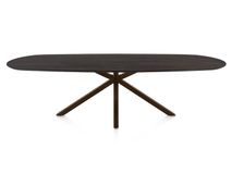 Eetkamertafel CALETTA - Eik Donkerbruin HEH 55816BAS