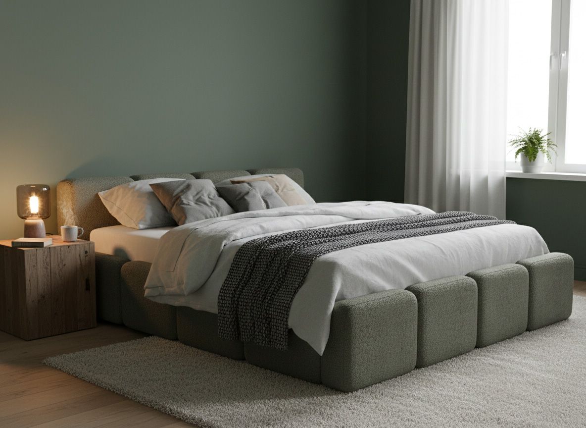 Boxspring LEGO - Groen