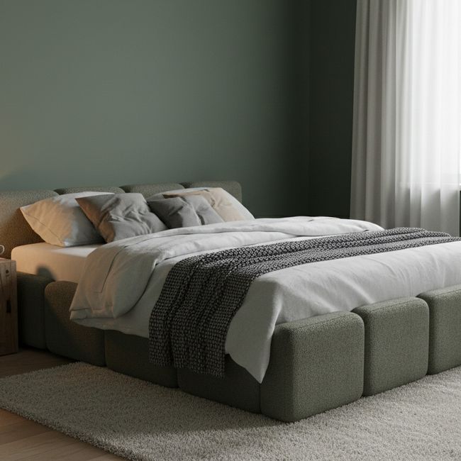 Boxspring LEGO - Groen