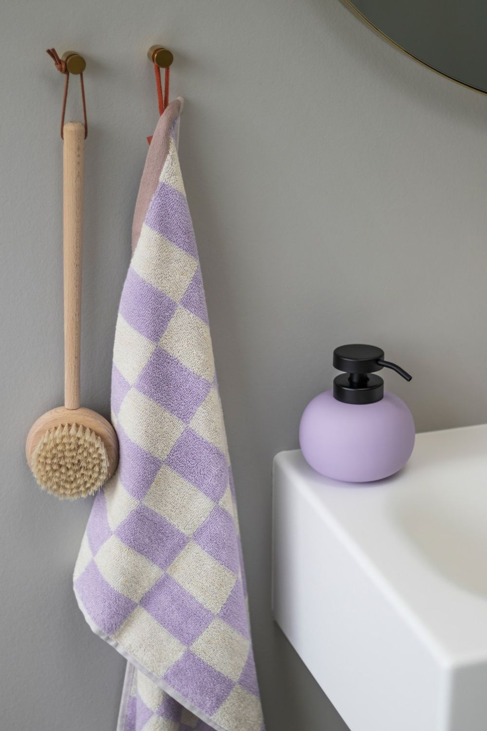 Handdoek RETRO - Dark grey MDD RETTWS87